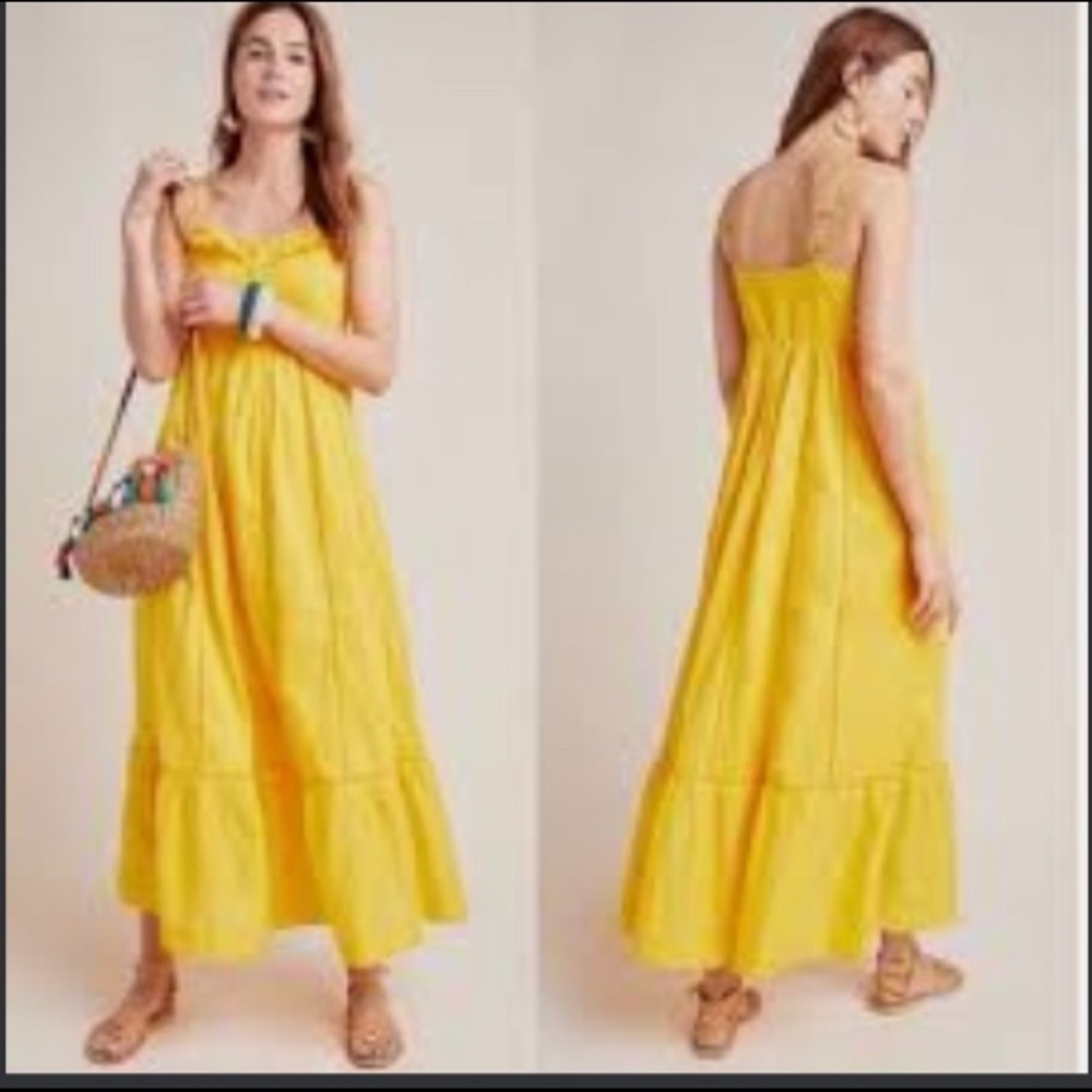 Anthropologie maxi dress